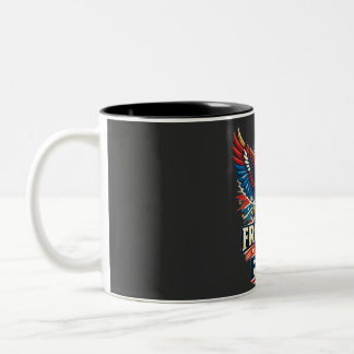 Freiheit ist nicht umsonst zweifarbige tasse
