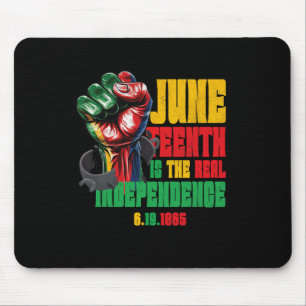 Freiheit Juneteenth Ist Der Wahre Unabhängigkeitst Mousepad