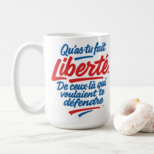 Freiheit Kaffeetasse (Mit Donut)