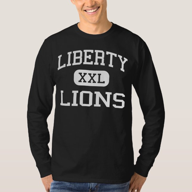Freiheit - Löwen - Highschool - Peoria Arizona T-Shirt (Vorderseite)