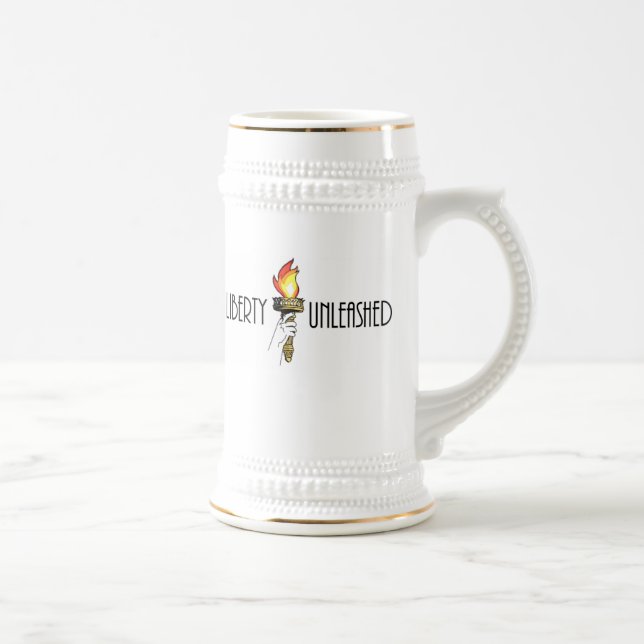 Freiheit Nolo losgebunden/Domari Stein Bierglas (Rechts)