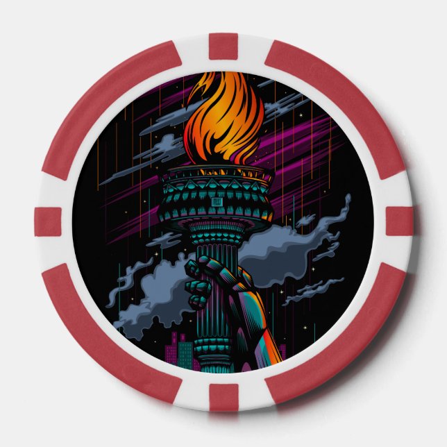 Freiheit Pokerchips (Vorderseite)