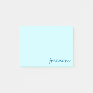 Freiheit Post-it Klebezettel