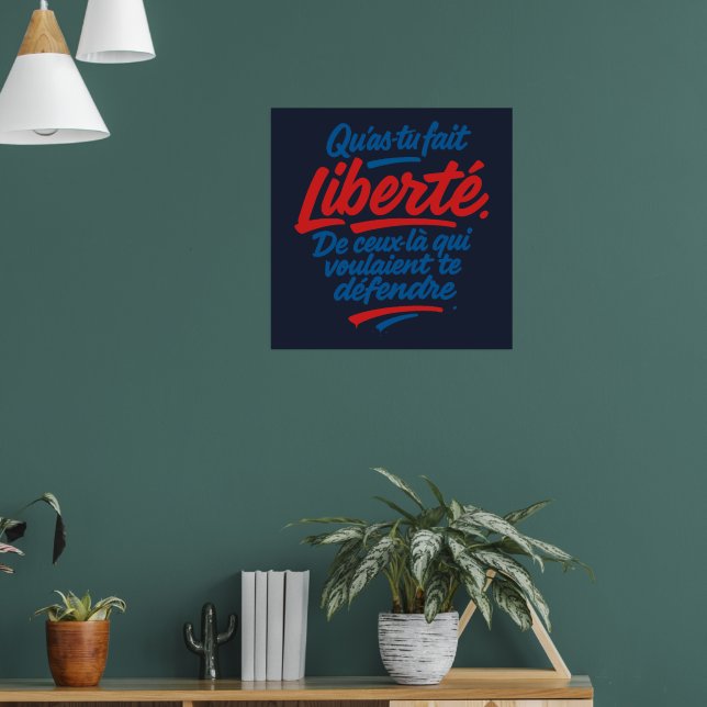 Freiheit Poster (Wohnzimmer 1)