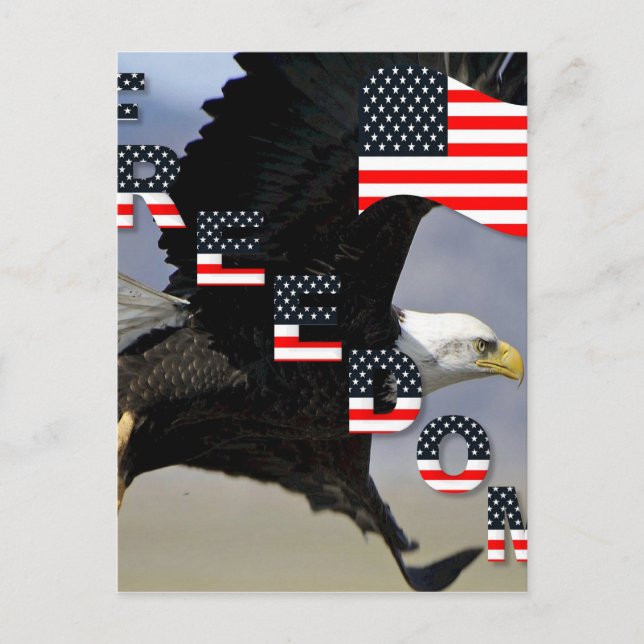 Freiheit Postkarte (Vorderseite)