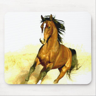Freiheit - Running Horse Mousepad