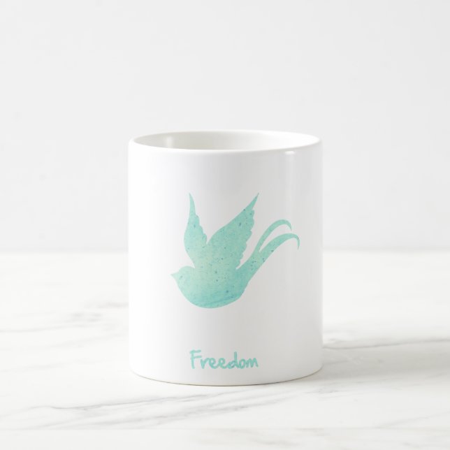 Freiheit schwalbe kaffeetasse (Mittel)