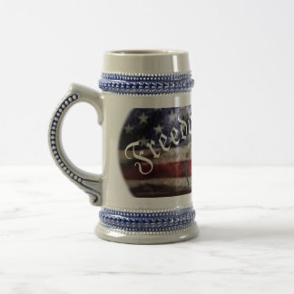 Freiheit seit 1776  bierglas