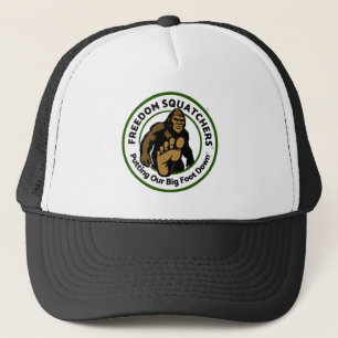 Freiheit Squatchers "Big Foot Down" Trucker-Mütze Truckerkappe
