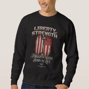 Freiheit Stärke Geschmiedeter Stahl American Iro Sweatshirt
