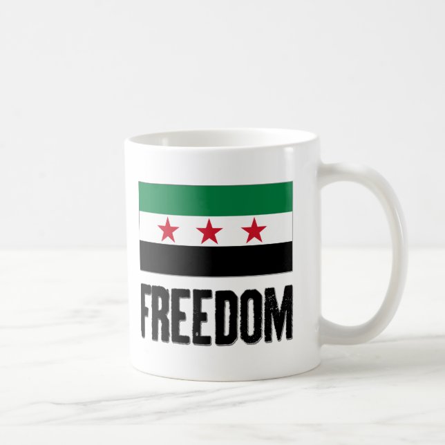 Freiheit - Syrien Kaffeetasse (Rechts)