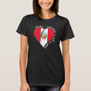 Freiheit Unabhängigkeit Glaube an Gott Christliche T-Shirt