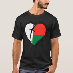 Freiheit Unabhängigkeit Glaube an Gott Christliche T-Shirt
