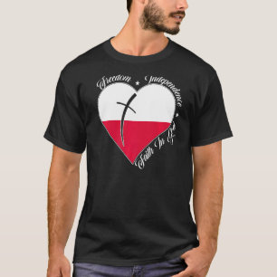 Freiheit Unabhängigkeit Vertrauen in Christlichen T-Shirt