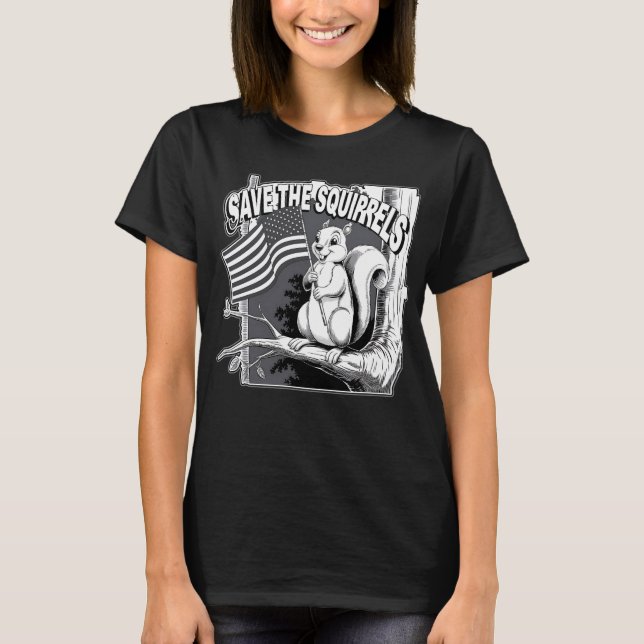 Freiheit und Demokratie gerettet T-Shirt (Vorderseite)