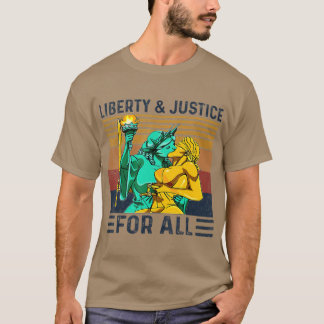 Freiheit und Gerechtigkeit für alle Lesben T-Shirt