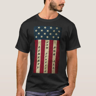 Freiheit und Gerechtigkeit für alle Männer T-Shirt