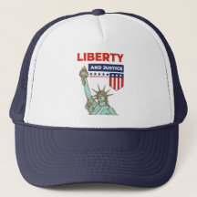 Freiheit und Gerechtigkeit Patriotische amerikanis