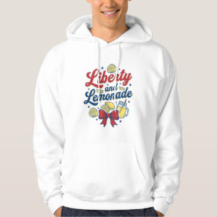 Freiheit und Limonade Patriotische Limonade Vektor Hoodie