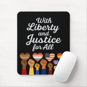 Freiheit und Recht für alle Protestfreiheit Mousepad