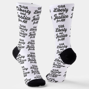 Freiheit und Recht für alle Protestfreiheit Socken