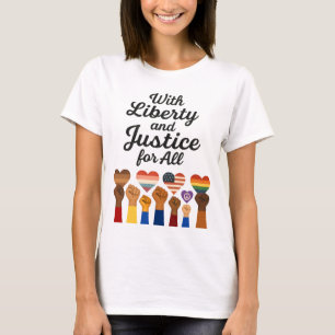 Freiheit und Recht für alle Protestfreiheit T-Shirt