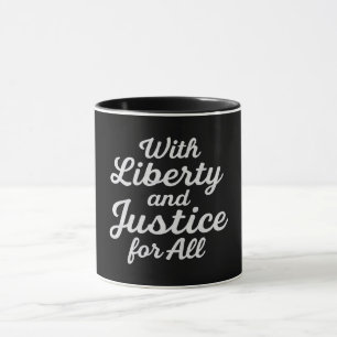 Freiheit und Recht für alle Protestfreiheit Tasse
