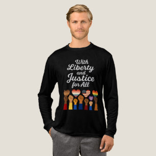 Freiheit und Recht für alle Protestfreiheit Tri-Blend Shirt
