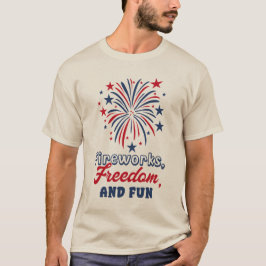 Freiheit und Spaß bei Feuerwerken T-Shirt