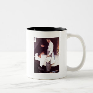Freiheit von der Furcht Zweifarbige Tasse