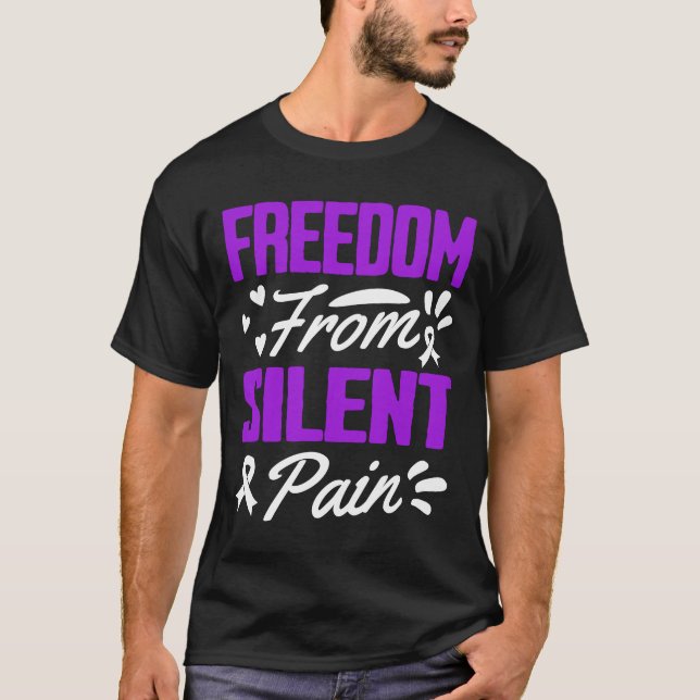 Freiheit von stillen Schmerzen T-Shirt (Vorderseite)