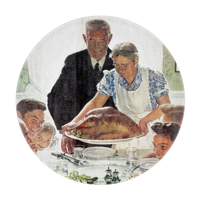 Freiheit von Woll Schneidebrett (Vorderseite)