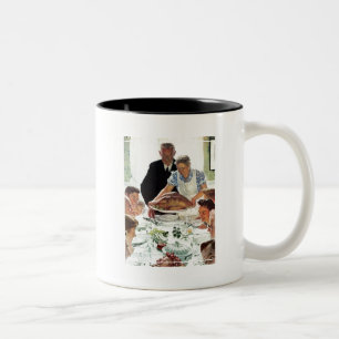 Freiheit von wollen zweifarbige tasse