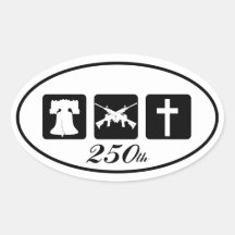 Freiheit Waffen Religion 250 Weiße Oval