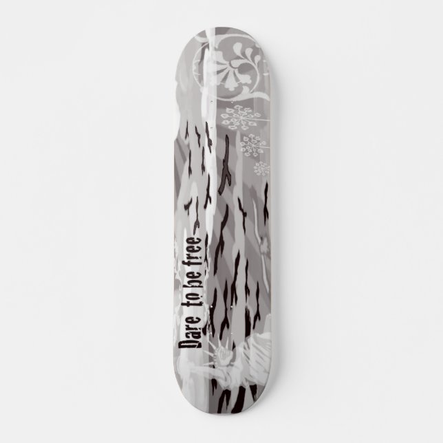 Freiheit - wagen, frei zu sein skateboard (Vorne)