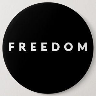 Freiheit Weißer Text Button