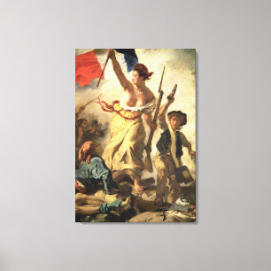 Freiheit, welche die Leute, am 28. Juli 1830 führ Leinwanddruck