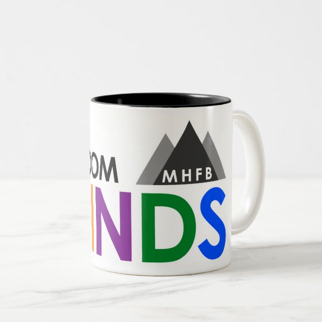 Freiheit wickelt Zwei-Ton Tasse (VorderseiteRechts)