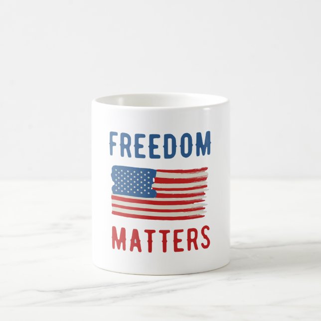 Freiheit zählt kaffeetasse (Mittel)