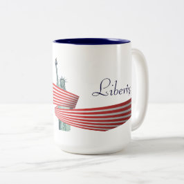 Freiheit Zweifarbige Tasse