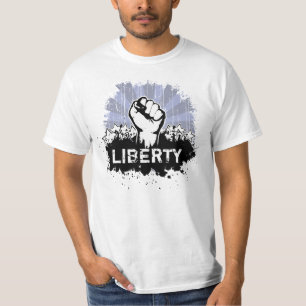 Freiheits-Faust-Schmutz T-Shirt