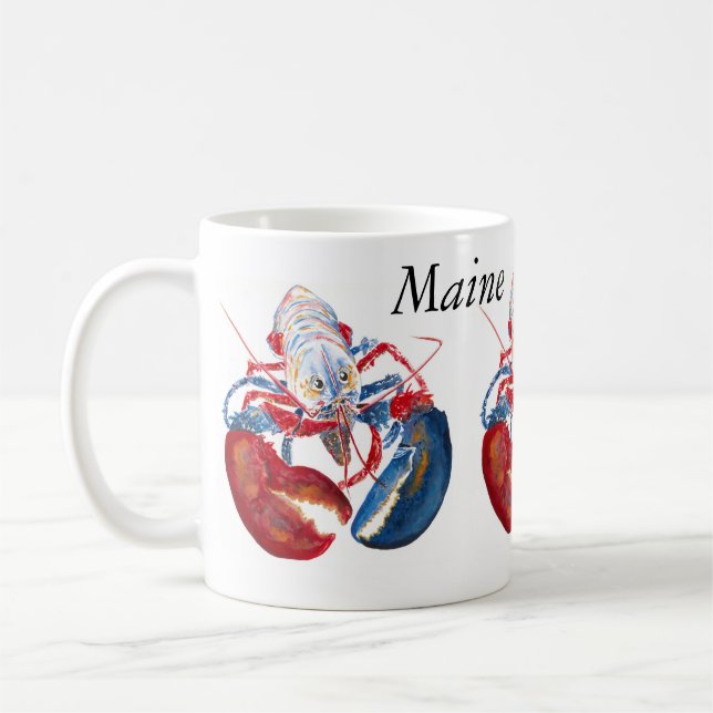 Freiheits-Hummer-Maine-Tasse Kaffeetasse (Links)