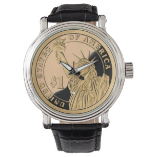 Freiheits-Münze Armbanduhr