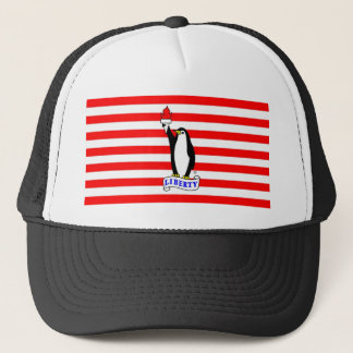 Freiheits-Pinguin-Flaggen-Hut Truckerkappe