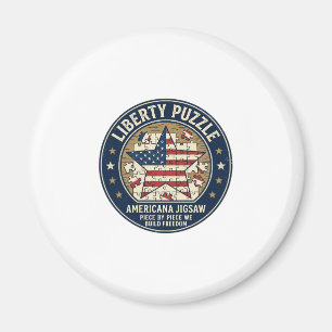 Freiheits-Puzzle Patriotisches Patriotisches Puzzl Magnet