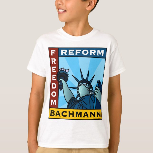 Freiheits-Reform-Freiheit Bachmann T-Shirt (Vorderseite)