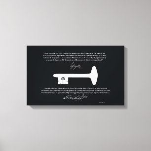 Freiheits-SchlüsselLeinwand Leinwanddruck