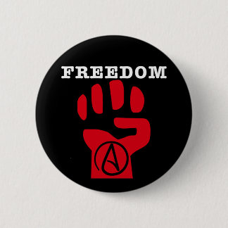 Freiheitsatheistenknopf Button