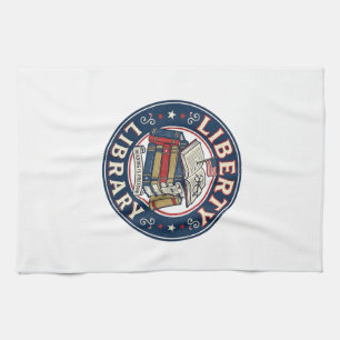 Freiheitsbibliothek Patriotische Patriotische Bibl Geschirrtuch