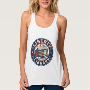 Freiheitsbibliothek Patriotische Patriotische Bibl Tank Top
